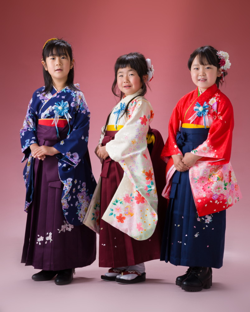 制服姿の入学記念写真